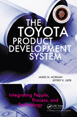 James Morgan The Toyota Product Development System