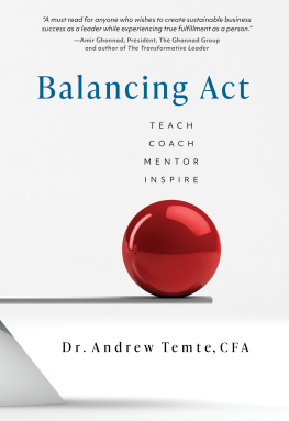 Andrew Temte Balancing Act