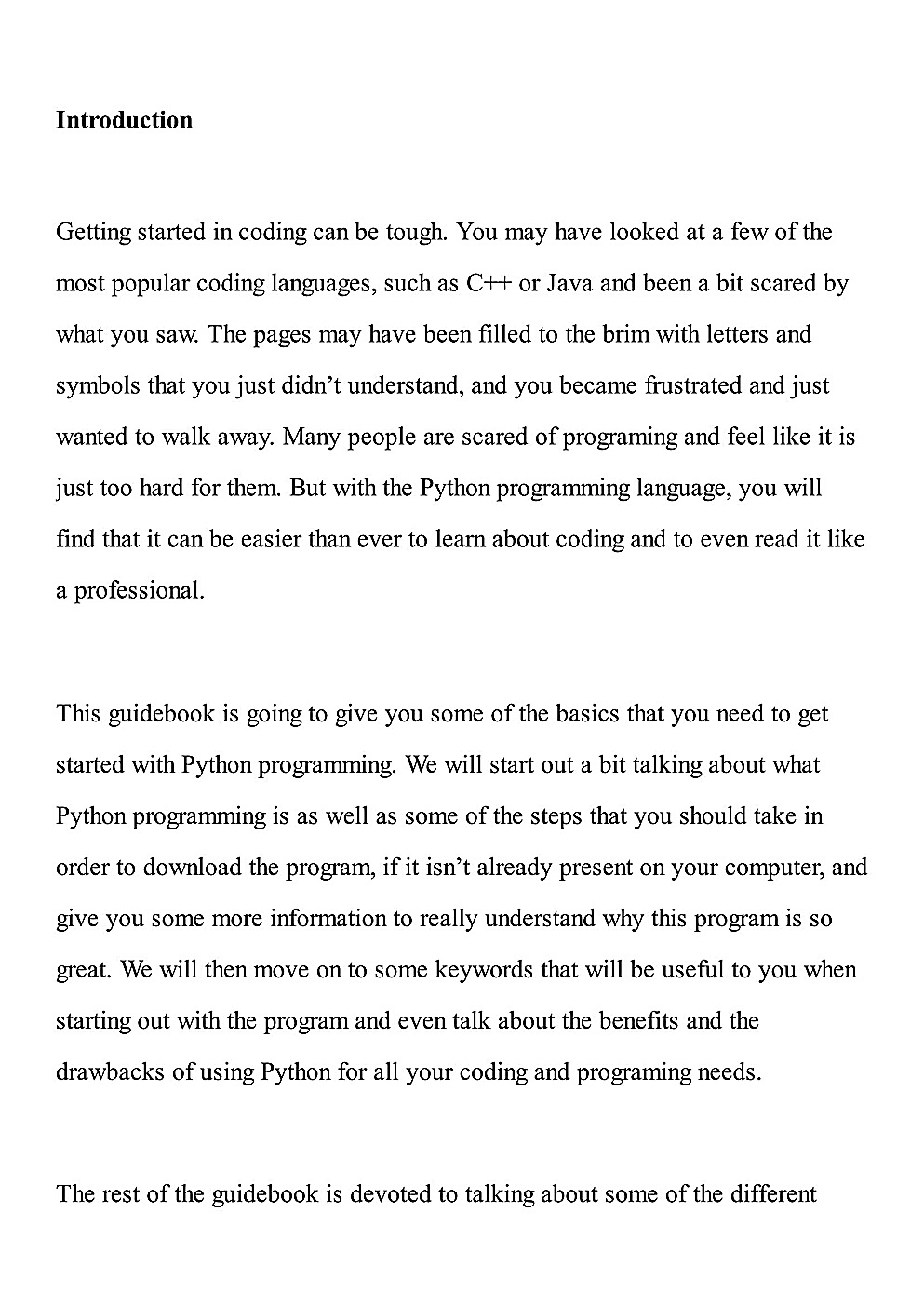 The Essential Python Programming Python Programming For Everybody The Perfect Beginners Guide to Coding Fundamentals and Learning How to Program with Python python programming textbook - photo 1