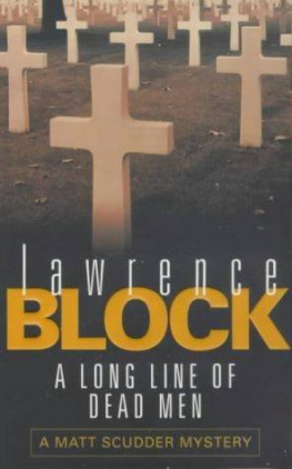 Lawrence Block - A Long Line of Dead Men