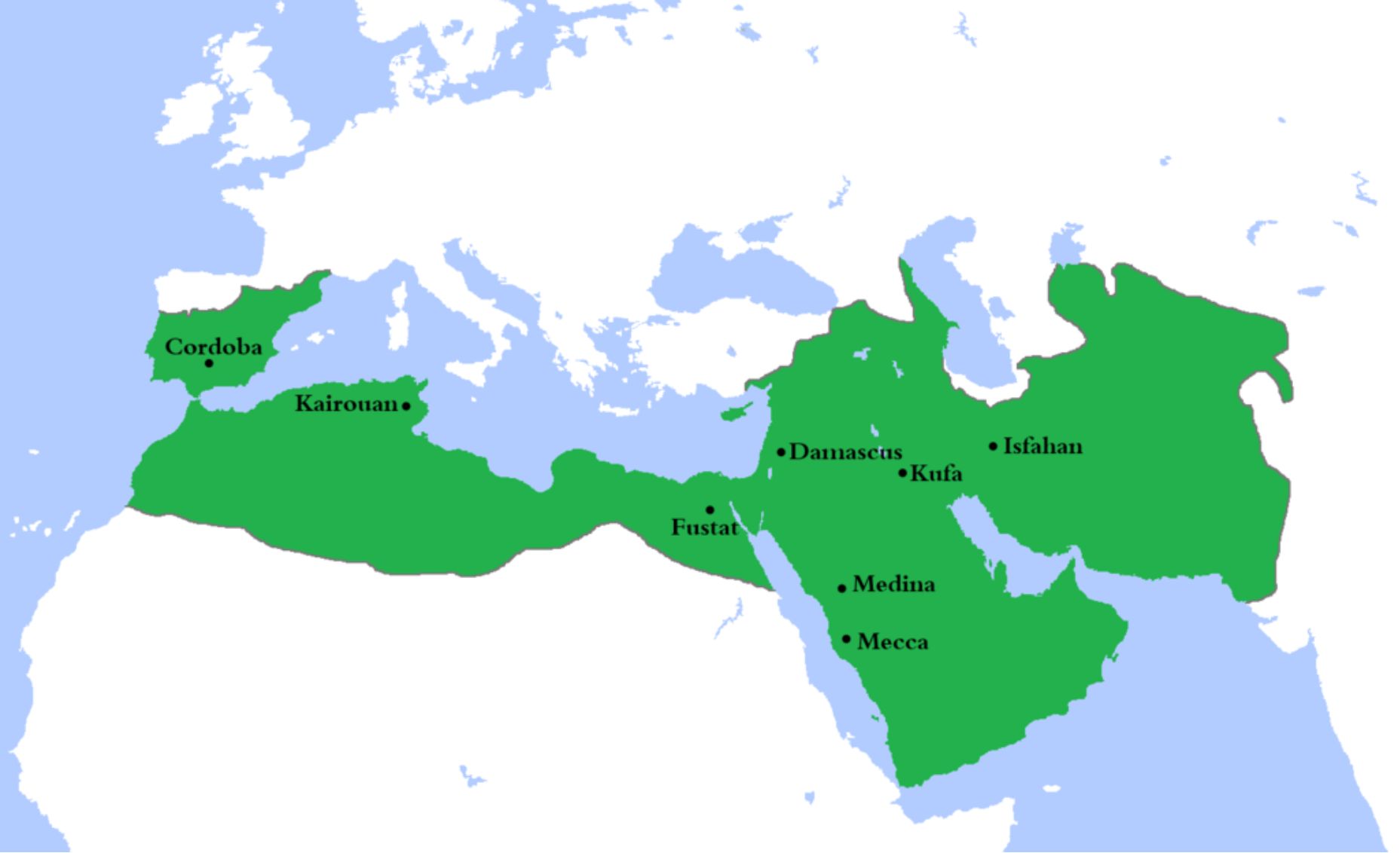 A map of the Umayyad caliphate at its peak About Charles River Editors - photo 1