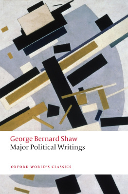 George Bernard Shaw - Major Political Writings