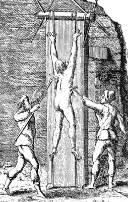 Depiction of a man being flayed alive THE END OF A DYNASTY Punishments for - photo 8