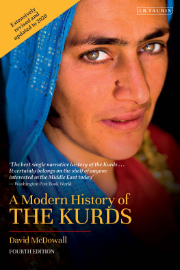 David McDowall A Modern History of the Kurds