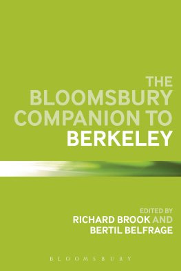 Bertil Belfrage - The Bloomsbury Companion to Berkeley
