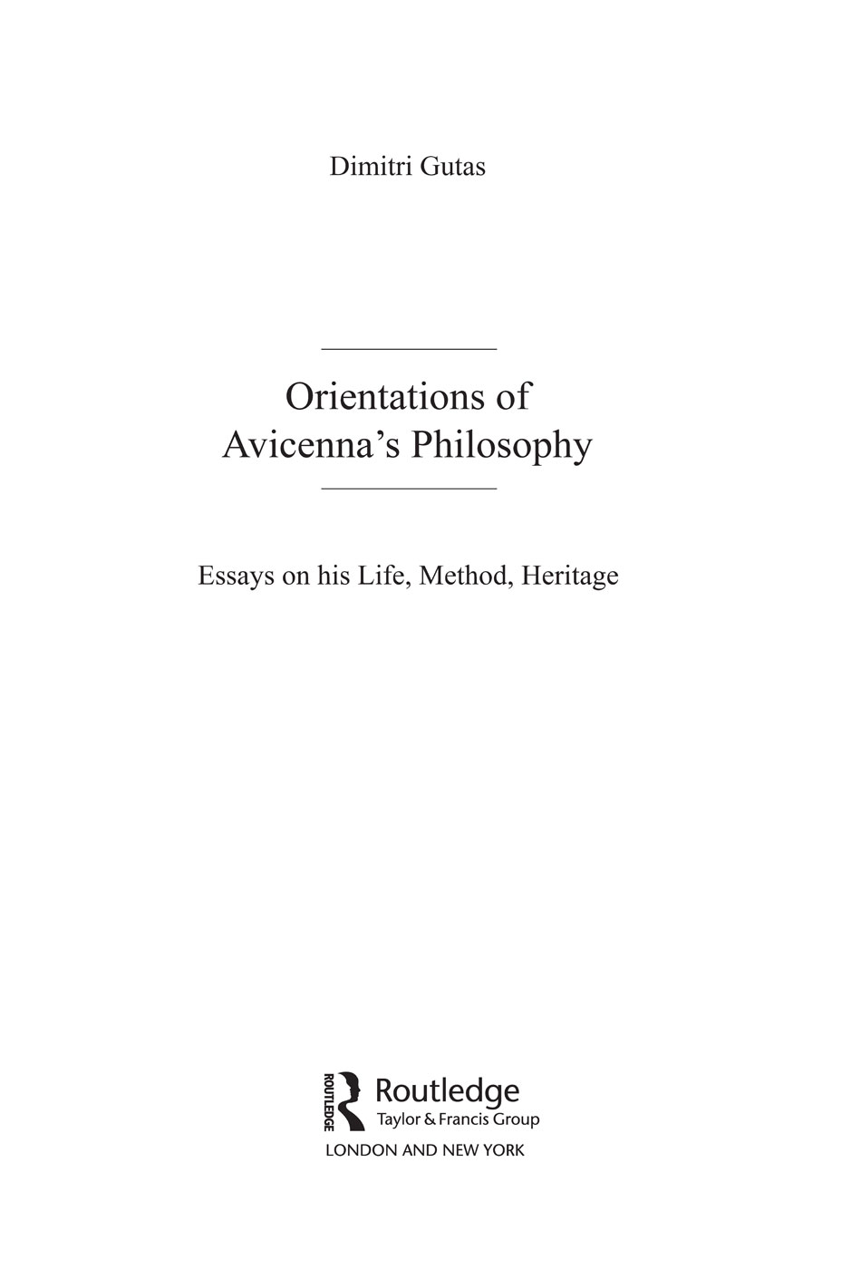 Orientations of Avicennas Philosophy - photo 6