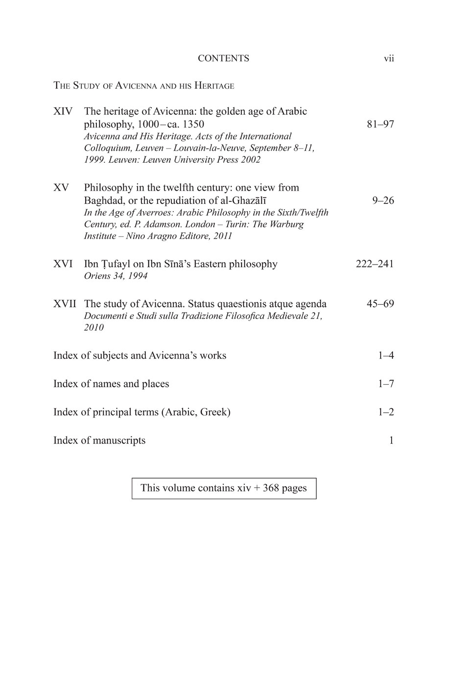 Orientations of Avicennas Philosophy - photo 10