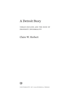 Claire W. Herbert - A Detroit Story