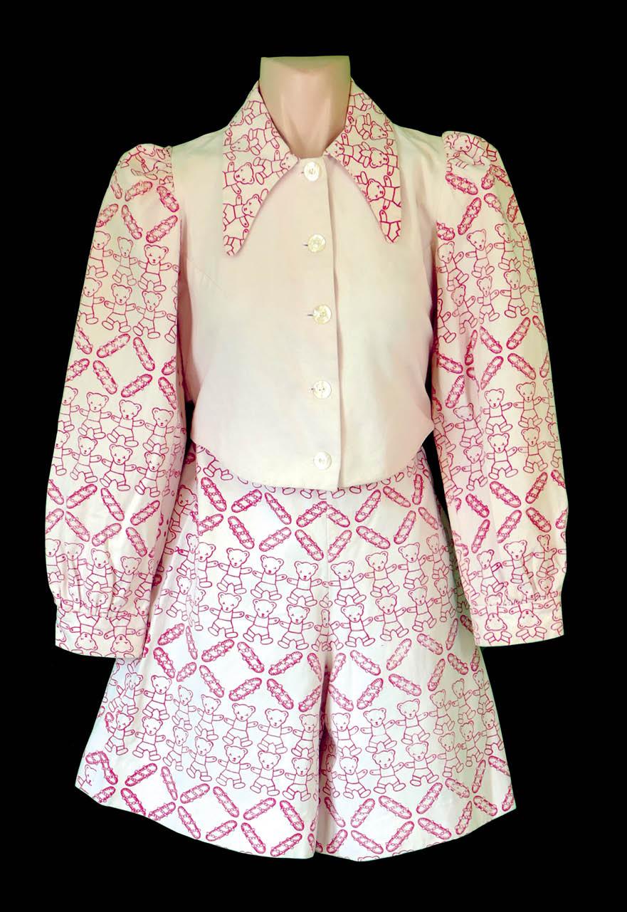 This 1967 denim shorts outfit was designed by Sylvia Ayton to showcase Zandra - photo 5