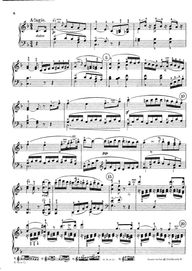 PIANO SONGBOOK SHEET MUSIC OF BEETHOVEN SONATAS VOL11-14 - photo 7