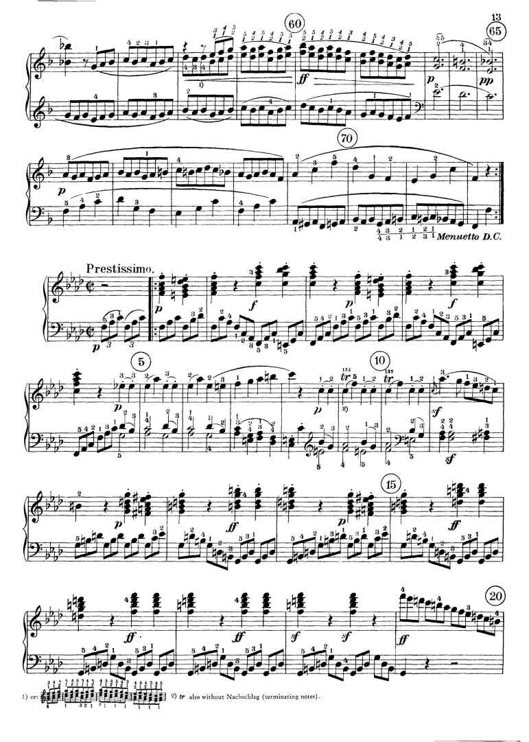 PIANO SONGBOOK SHEET MUSIC OF BEETHOVEN SONATAS VOL11-14 - photo 12