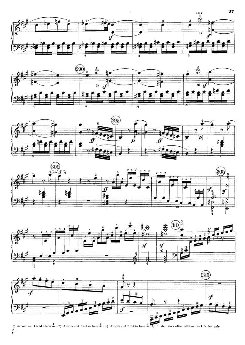 PIANO SONGBOOK SHEET MUSIC OF BEETHOVEN SONATAS VOL11-14 - photo 26