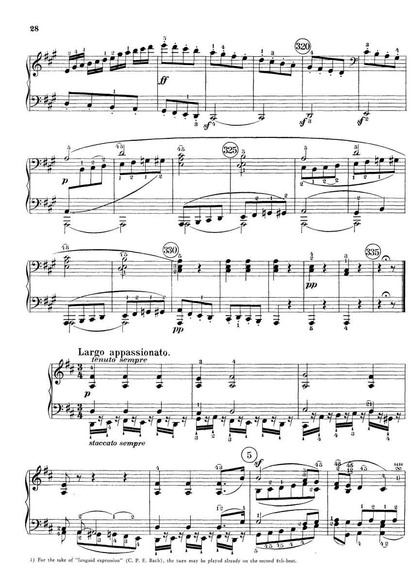 PIANO SONGBOOK SHEET MUSIC OF BEETHOVEN SONATAS VOL11-14 - photo 27