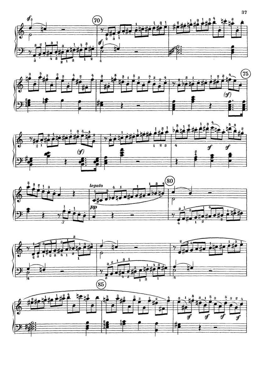 PIANO SONGBOOK SHEET MUSIC OF BEETHOVEN SONATAS VOL11-14 - photo 36