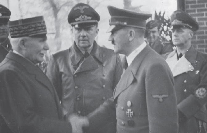 Hitler and Ptain The symbol of the Vichy French collaboration with Nazi - photo 2