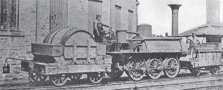 Wilberforce class Stockton and Darlington loco with vertical cylinders at the - photo 5