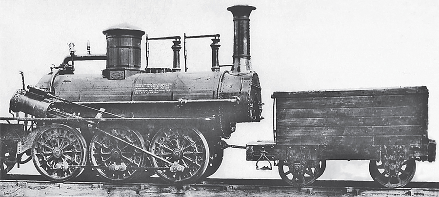 This SD loco built by Kitching in 1839 combines the inclined-cylinder layout - photo 6