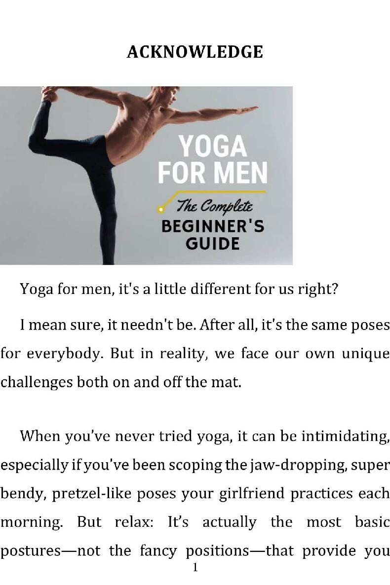 Yoga For Men and Guideline Get Better Life and Stay Healthy For Men to Do Yoga Real Men Do Yoga - photo 2