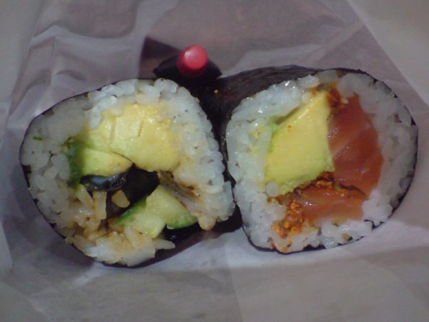 Salmon and avocado sushi is definitely my favourite sushi roll The combination - photo 4