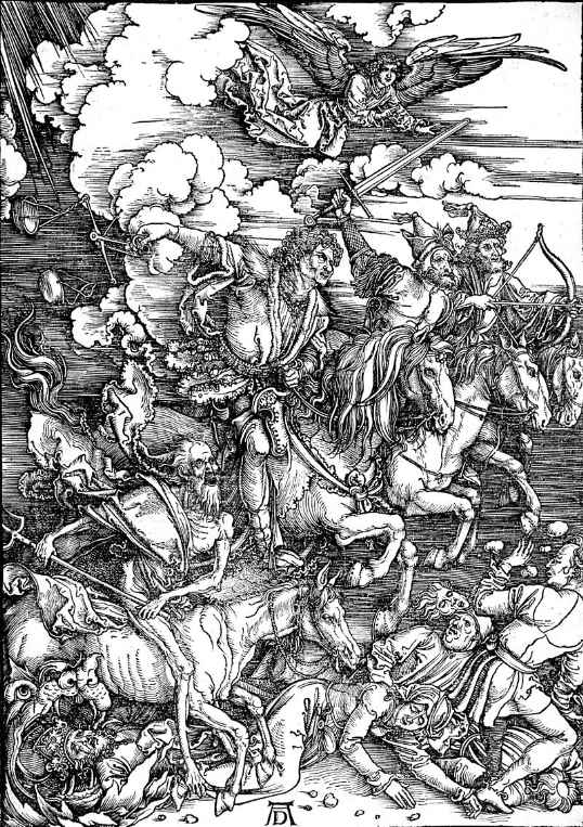 Albrecht Drers depiction of the Four Horsemen of the Apocalypse Lay people - photo 3