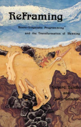 Richard Wayne Bandler - Reframing. Neuro–Linguistic Programming™ and the Transformation of Meaning