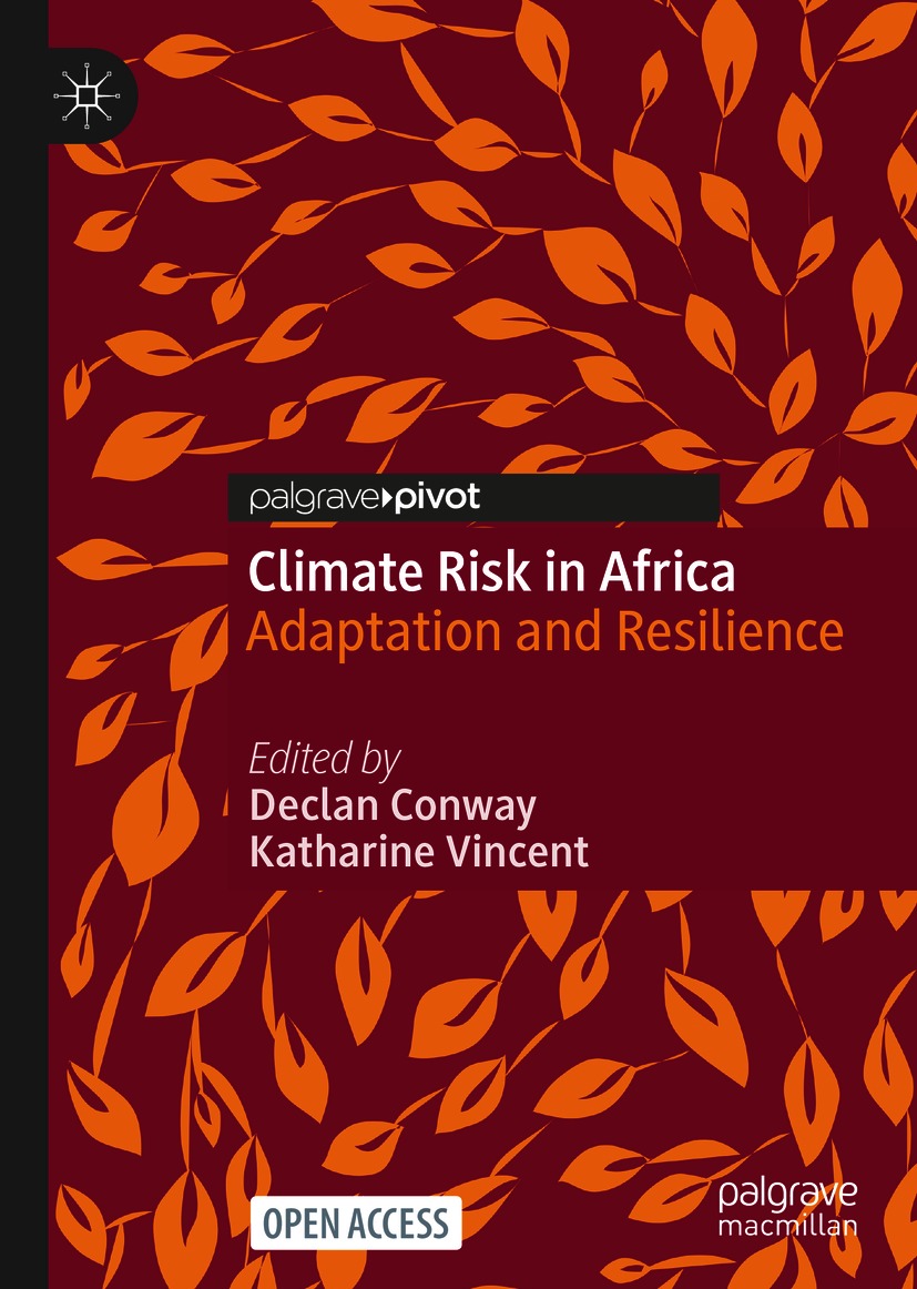 Book cover of Climate Risk in Africa Editors Declan Conway and Katharine - photo 1