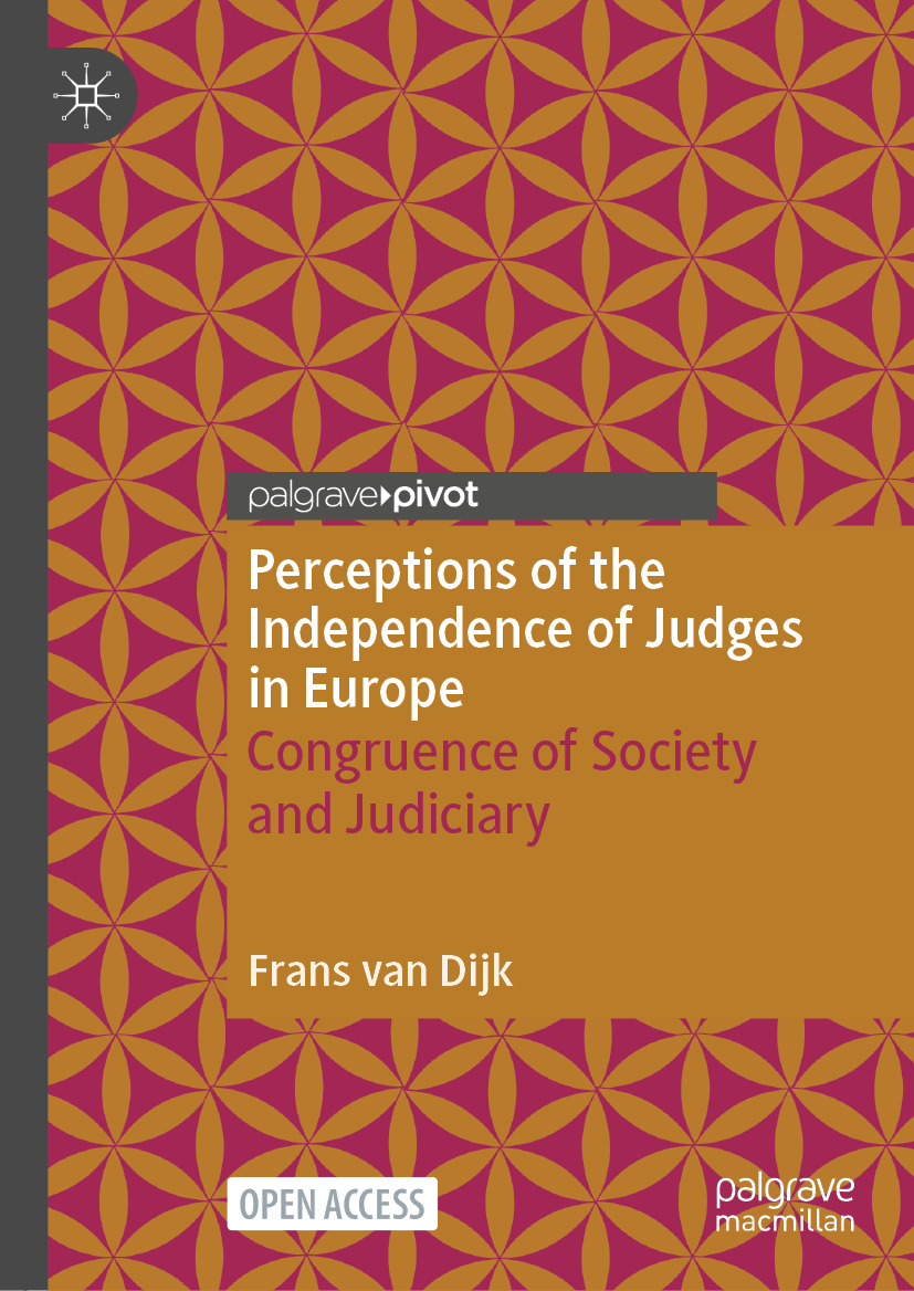 Book cover of Perceptions of the Independence of Judges in Europe Frans van - photo 1