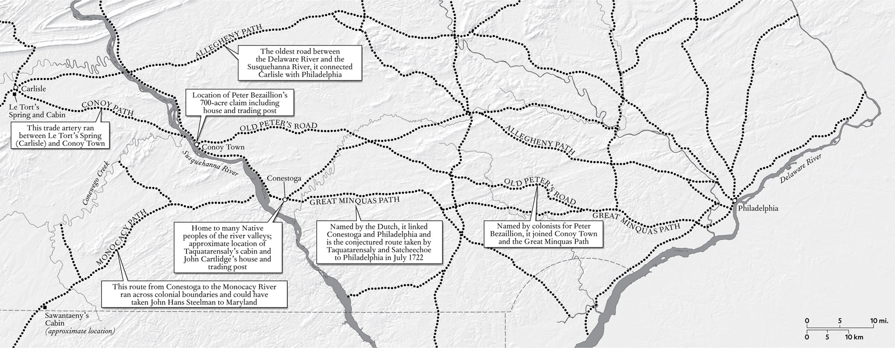 Indigenous Routes in the Susquehanna River Valley Prepared for the author by - photo 5