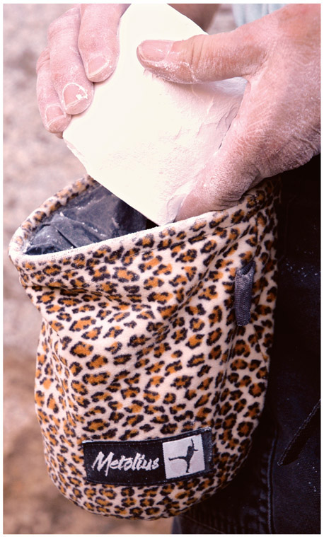 Block chalk can be broken down into powder form once inside the chalk bag - photo 3