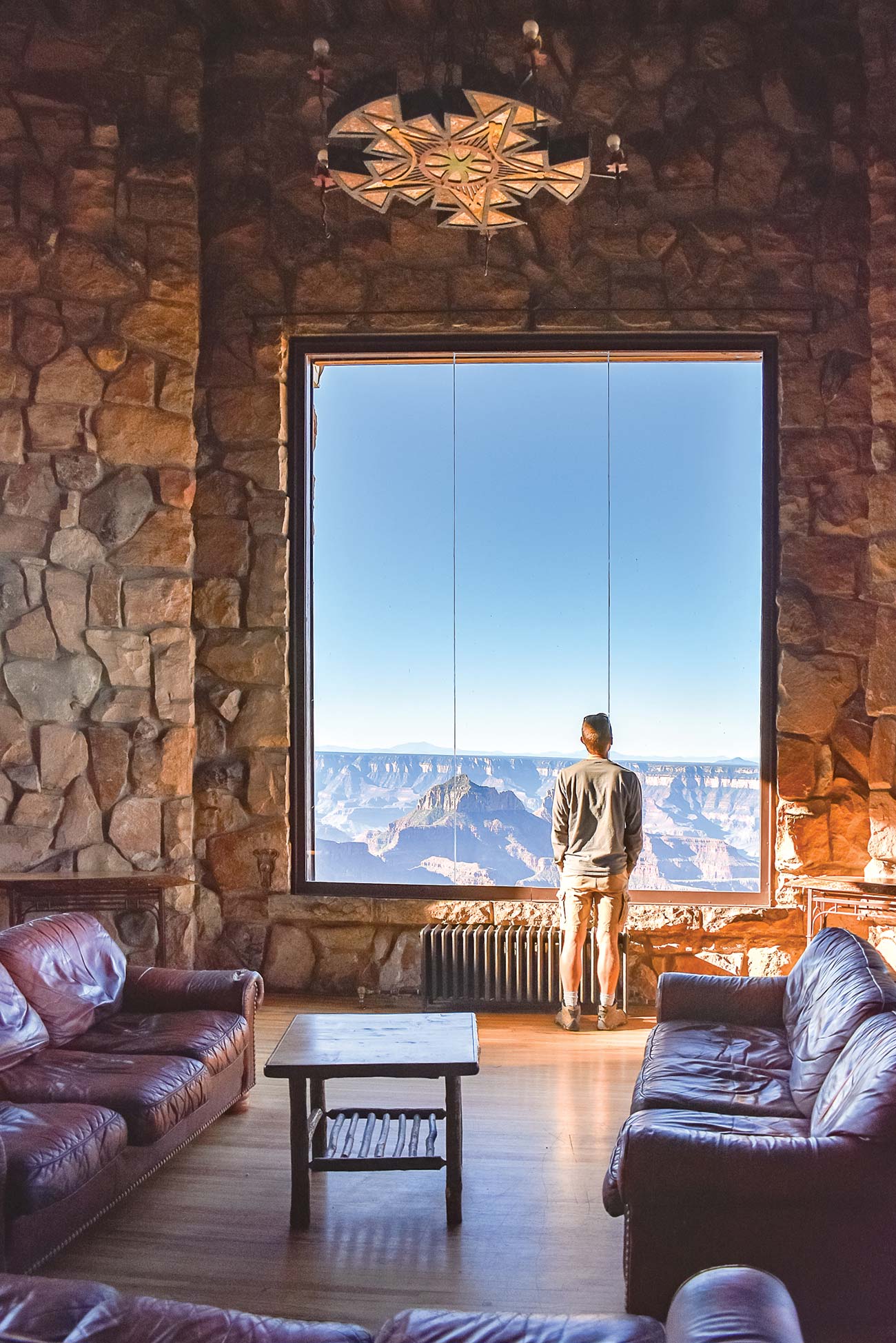 picture window at the North Rims Grand Canyon Lodge - photo 7