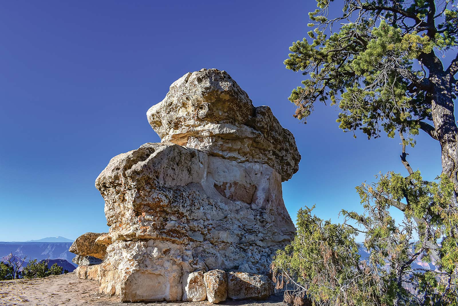 natural rock sculpture on the North Rim - photo 9