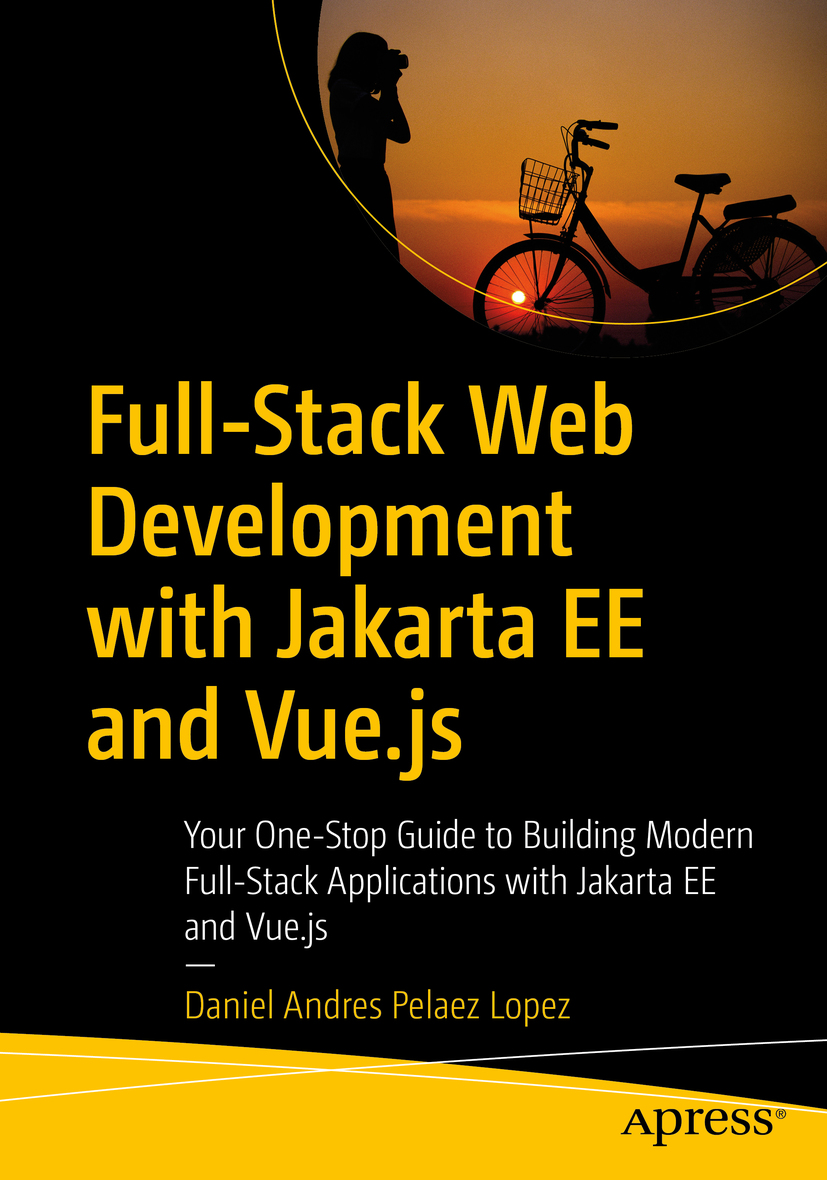 Book cover of Full-Stack Web Development with Jakarta EE and Vuejs Daniel - photo 1