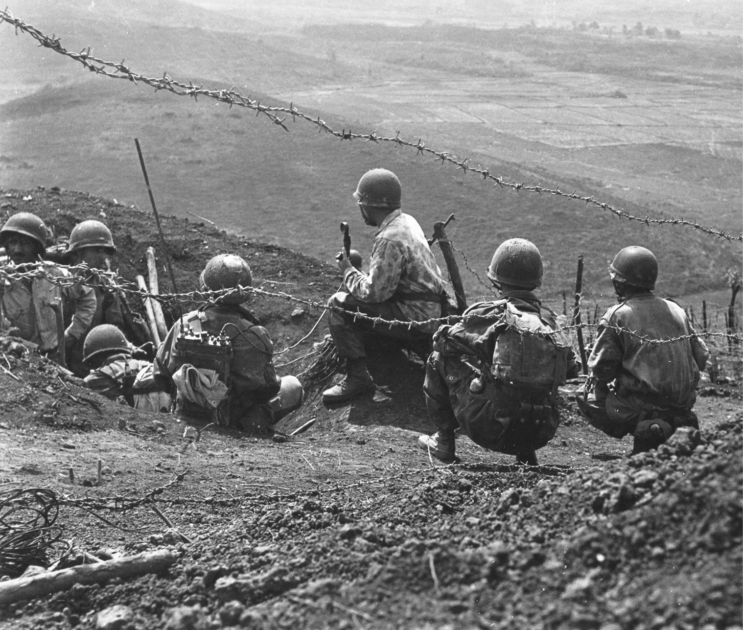 French soldiers keep watch during the siege of Dien Bien Phu in 1954 which - photo 7