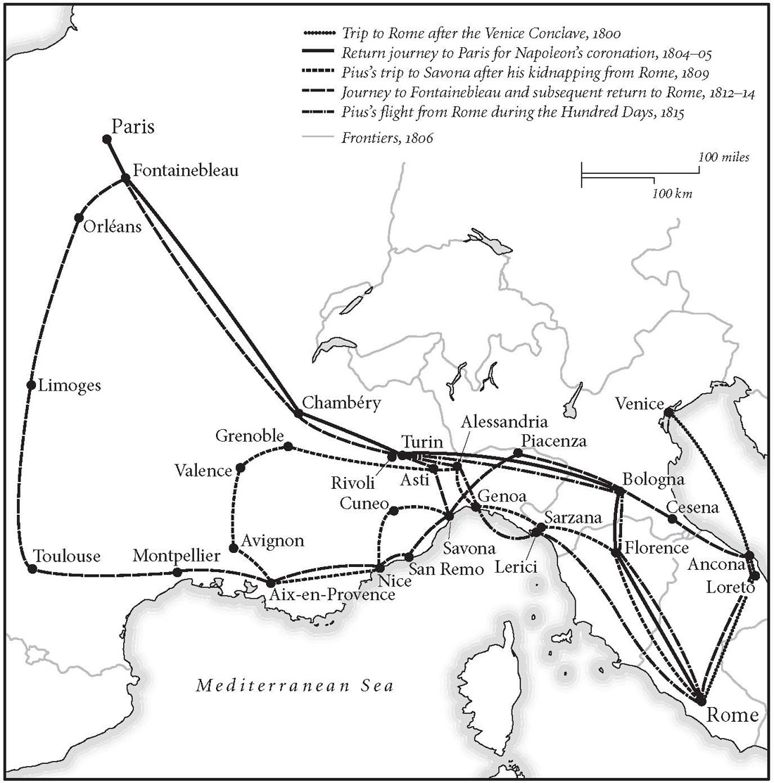 Map of Piuss Travels INTRODUCTION A SLEEPLESS NIGHT IN THE ETERNAL CITY - photo 2