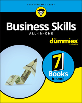 Consumer Dummies - Business Skills All-in-One For Dummies