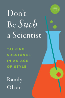 Dr. Randy Olson - Dont Be Such a Scientist