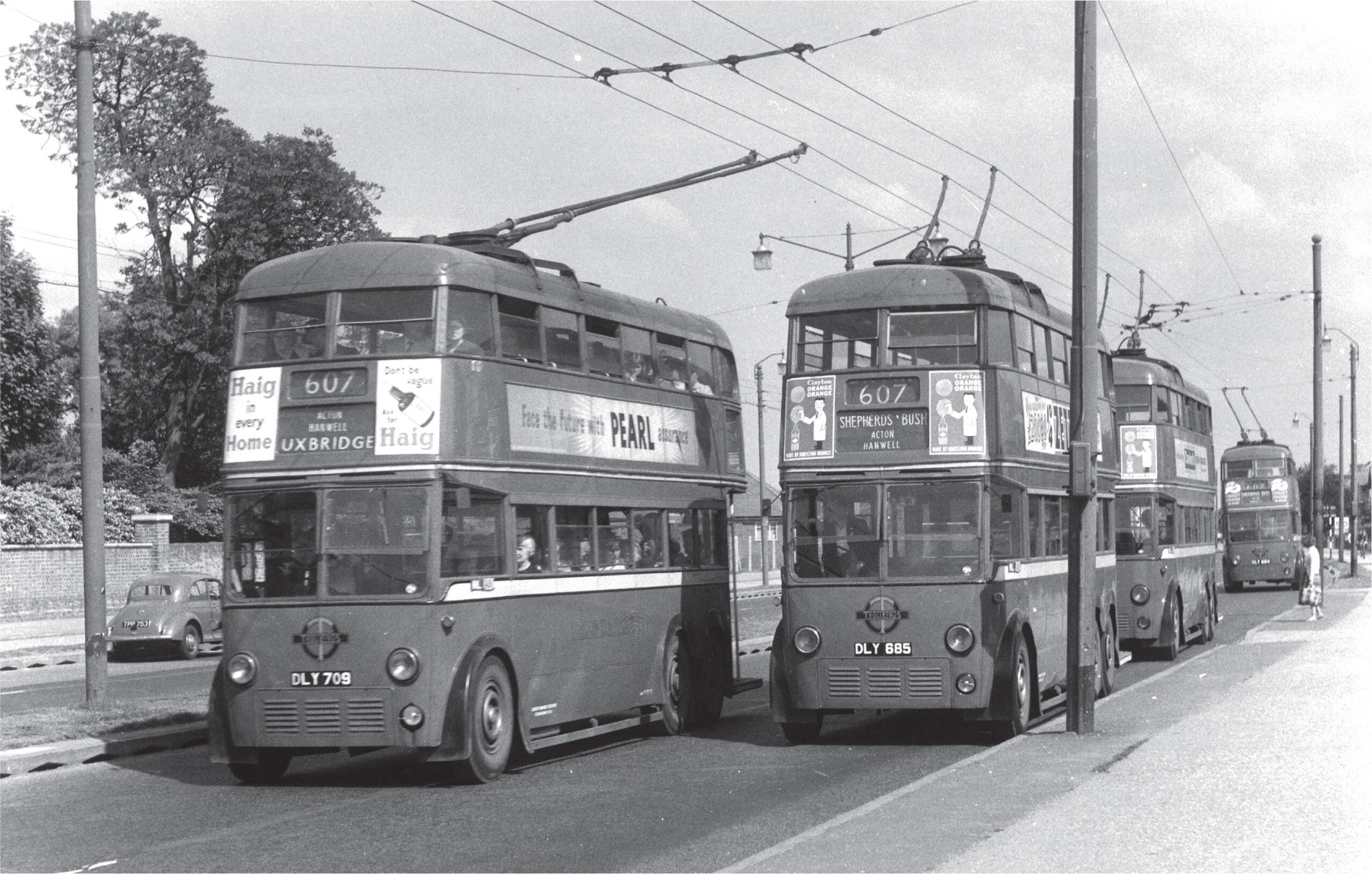 There were many places in the London area where trolleybuses provided an - photo 5