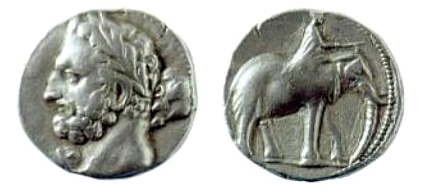 An ancient Carthaginian coin believed to depict Hamilcar The harsh inland - photo 4