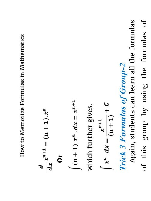 Math Formulas How To Memorize Them With Tips And Hacks Tips For Maths Exam - photo 17