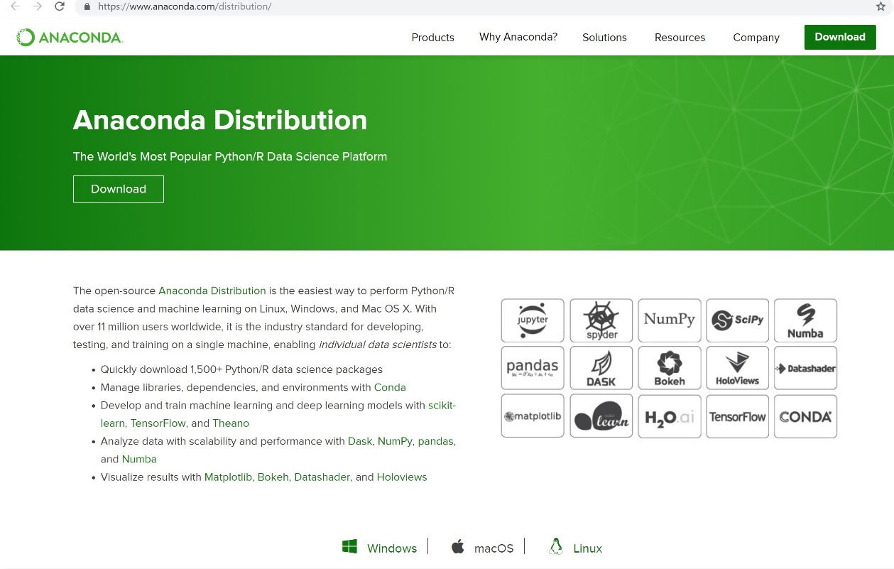 Figure 11 Anaconda distribution website Figure 12 Anaconda installation - photo 1