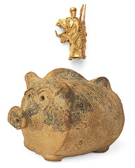 Rattle shaped like a pig Contents 6 The Greek world 8 Minoan civilization 10 - photo 16