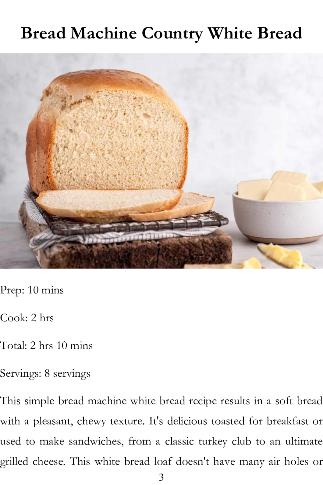 Bread Recipes Recipes for Bread Machine Bread Machine Cookbook - photo 2