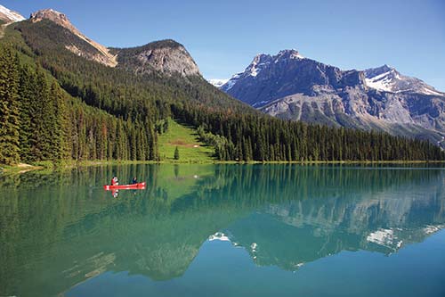 Emerald Lake in Yoho National Park Indian paintbrush the Fairmont Banff - photo 16