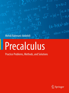 Mehdi Rahmani-Andebili Practice Problems, Methods, and Solutions