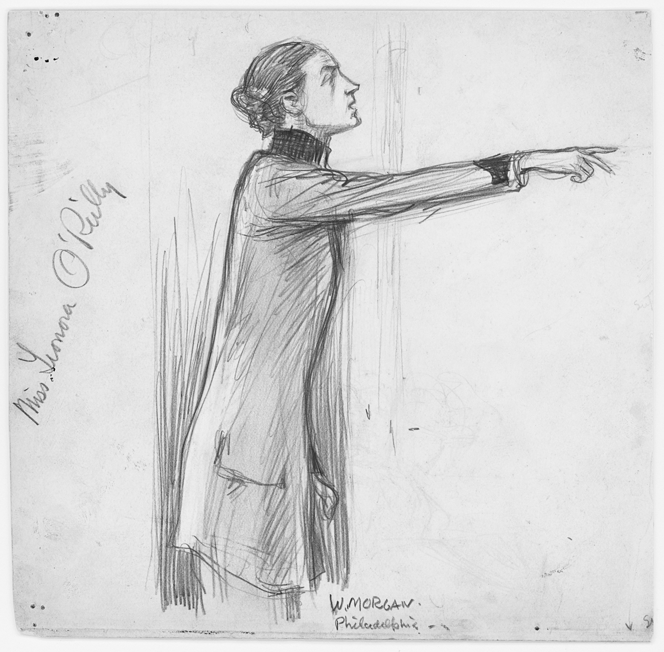 Leonora OReilly Pencil on paper 1912 by Wallace Morgan Courtesy of the - photo 2