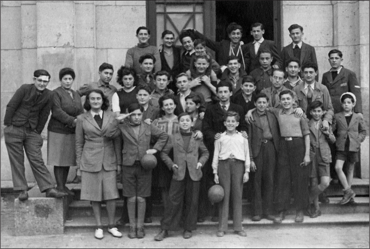 Some of the boys of Buchenwald in France Robbie is first from right in the - photo 5