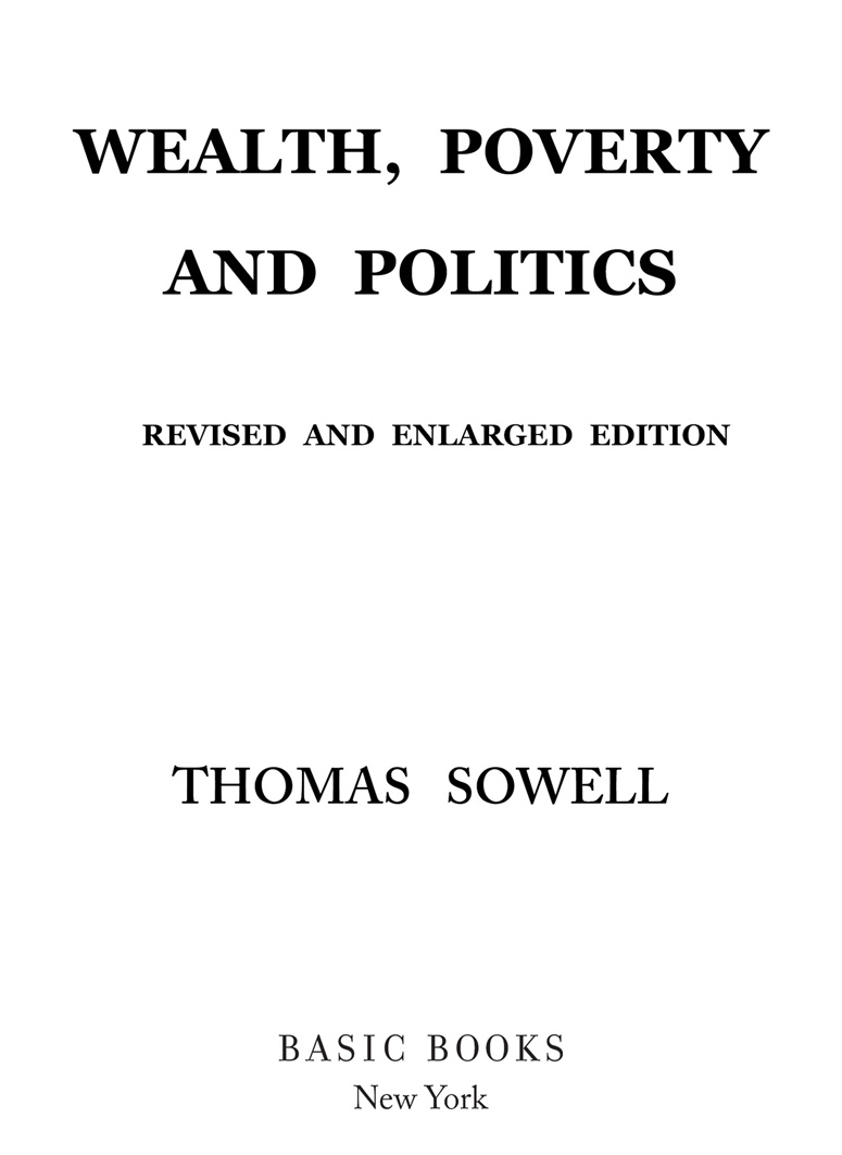 Copyright 2016 by Thomas Sowell Published in the United States by Basic Books - photo 1