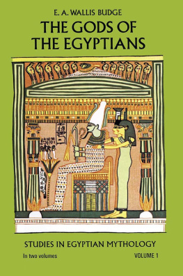 E. A. Wallis Budge - Gods of the Egyptians, Volume 1