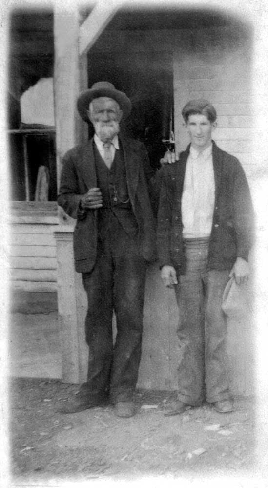 Andrew age 14 with his grandfather and namesake Andrew Donnelly AFC - photo 2