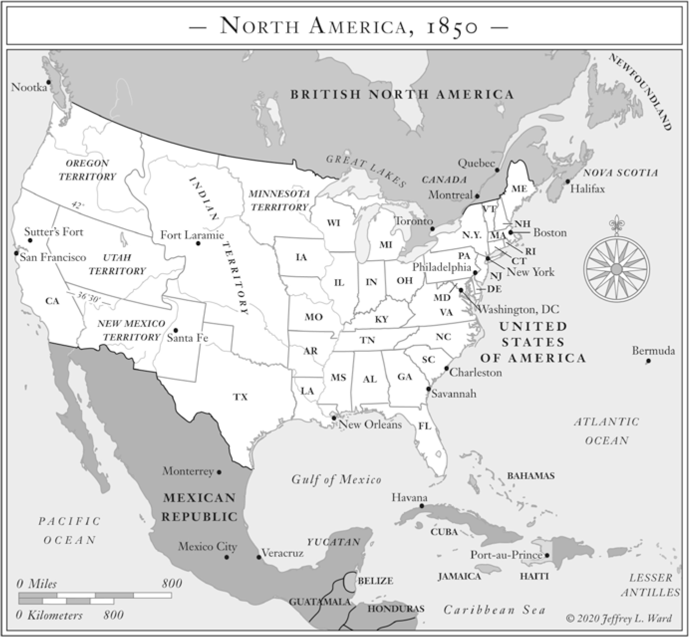 In 1846 the United States divided the Oregon Country with the British Empire - photo 8